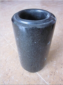 Black Granite Vases