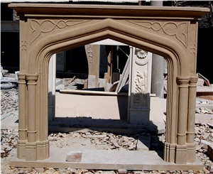  brown fireplace design cover