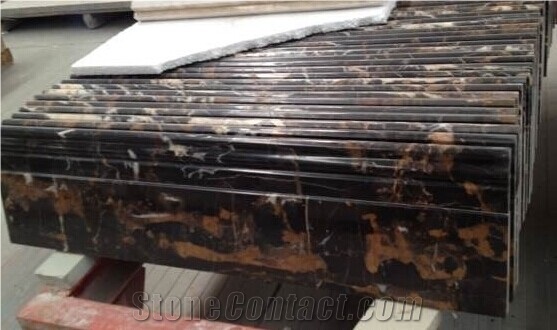 Brown Marble Special Shape Border Line