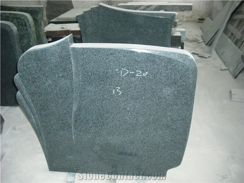 Custom-Made G654 Granite Gravestone Tombstone Headstone for Sale