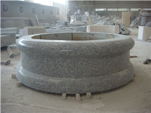 G439 Granite Column,Grey Round Columns