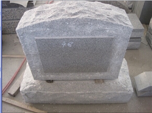 G654 American Style Granite Tombstone, Angle Monument,Polished and Carving Headstone&Gravestone
