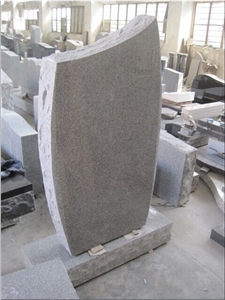 G654 American Style Granite Tombstone, Single Monument,Polished Headstone&Gravestone