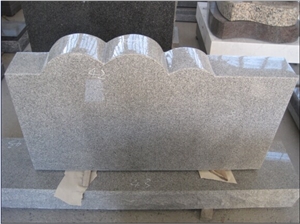 G654 American Style Granite Tombstone,Two Heart Monument,Polished and Carving Headstone&Gravestone