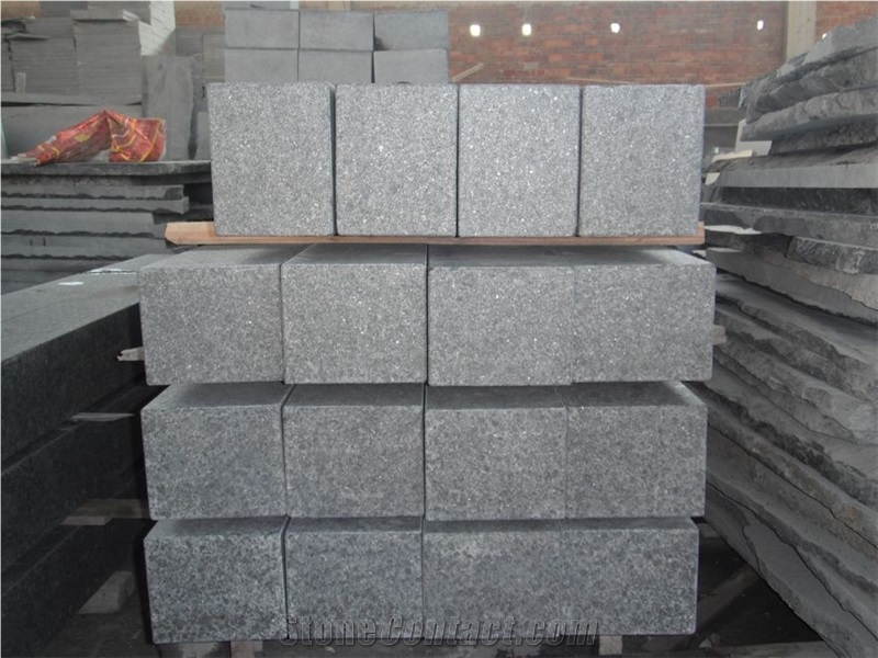 G654 Flamed Finished Kerbstone