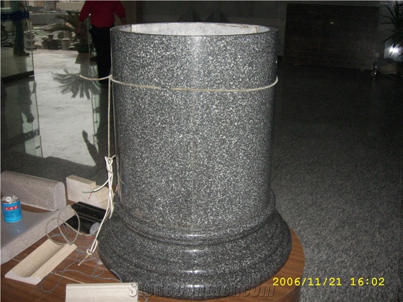 G654 Granite Pillar & Columns,Round Columns