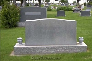 G654 Granite Tombstone, Grey Tombstone