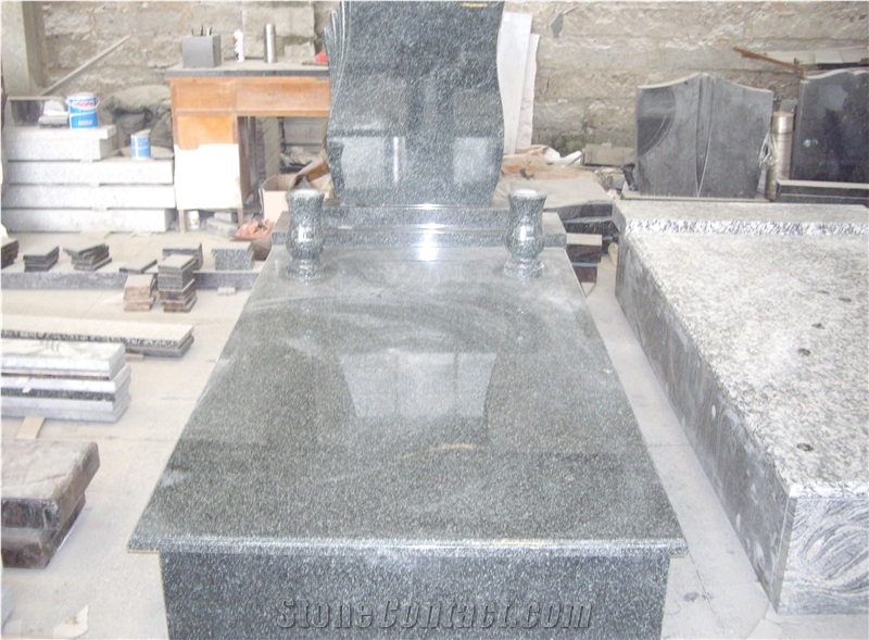 G654 granite tombstone