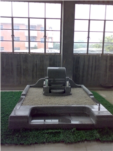 G654 granite tombstone