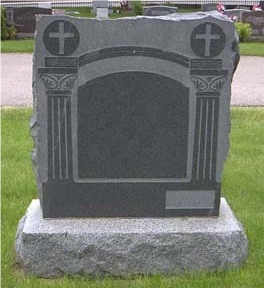 G654 Granite Tombstone, Upright Tombstone G654 Granite Tombstone, Upright Tombstone
