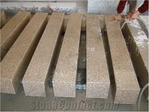 G682 Polished Finished Kerbstone, G682 Yellow Granite Kerbs