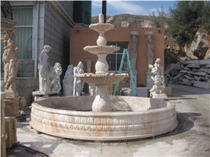 Garden Water Fountain,Stone Water Fountain, Marble Water Fountain, Sculptured Fountain