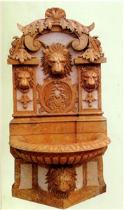 garden water fountain,stone water fountain, marble water fountain, sculptured fountain