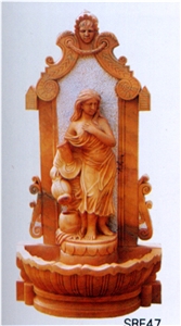 garden water fountain,stone water fountain, marble water fountain, sculptured fountain