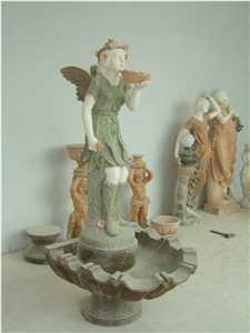 Garden Water Fountain,Stone Water Fountain, Marble Water Fountain, Sculptured Fountain