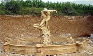garden water fountain,stone water fountain, marble water fountain, sculptured fountain