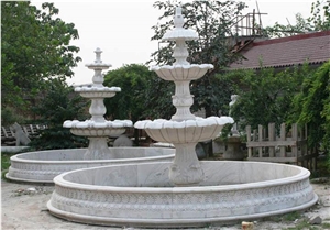 garden water fountain,stone water fountain, marble water fountain, sculptured fountain