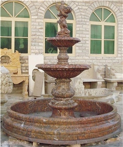 garden water fountain,stone water fountain, marble water fountain, sculptured fountain