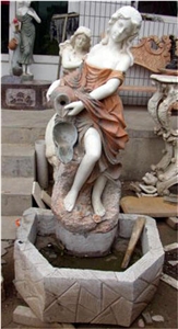 garden water fountain,stone water fountain, marble water fountain, sculptured fountain