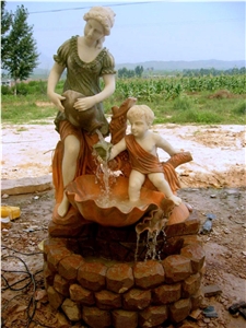 garden water fountain,stone water fountain, marble water fountain, sculptured fountain