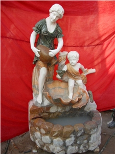 garden water fountain,stone water fountain, marble water fountain, sculptured fountain