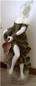 garden water fountain,stone water fountain, marble water fountain, sculptured fountain