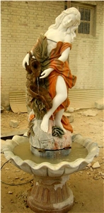garden water fountain,stone water fountain, marble water fountain, sculptured fountain