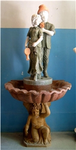 garden water fountain,stone water fountain, marble water fountain, sculptured fountain
