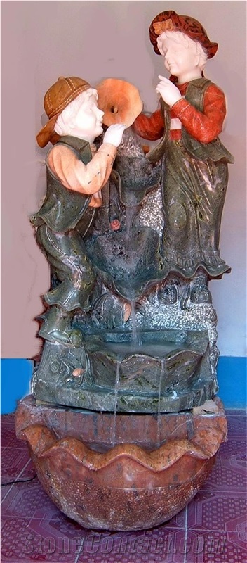 garden water fountain,stone water fountain, marble water fountain, sculptured fountain