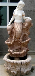 garden water fountain,stone water fountain, marble water fountain, sculptured fountain