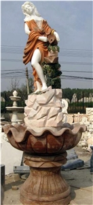 garden water fountain,stone water fountain, marble water fountain, sculptured fountain