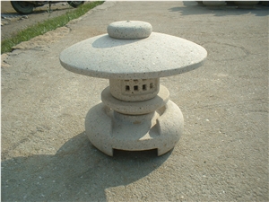 Garden Yellow Granite Stone Lantern, G682 Yellow Granite Lanterns
