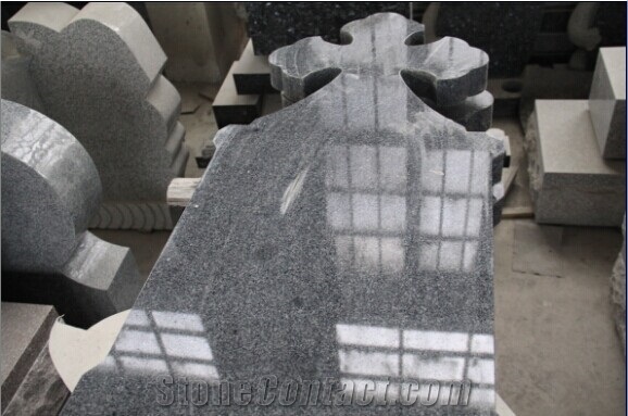 grey granite tombstone, headstone, upright tombstone,engraved monument