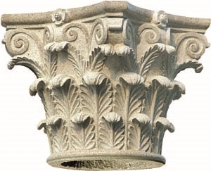 Hand-Carved Column Capital,G682 Light Yellow Granite Column Tops Hand-Carved Column Capital,G682 Light Yellow Granite Column Tops