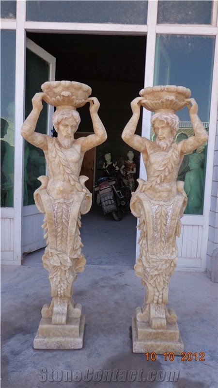 Handcarved Sculpture,Natural Stone Carving,Human Sculpture & Statue