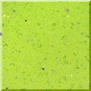 High Qulity Green Artificial Quartz Stone
