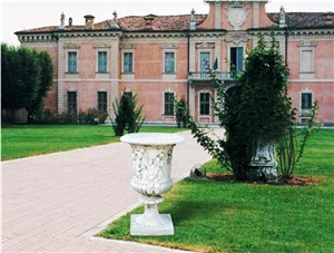 Hot Sale Beige Stone Flower Pot
