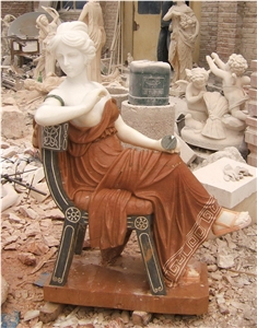 human stone sculpture,handcarved woman statues,outdoor garden sculptures