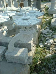 Japanese Garden Grey Stone Lanterns, G603 Grey Granite Lanterns