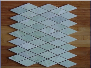 Lighe Green onyx Diamond Mosaic, polished mosaic Lighe Green onyx Diamond Mosaic, polished mosaic
