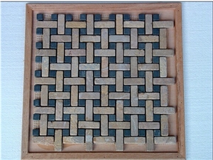 Marble and Travertine Mosaic,,wall mosaic.linear mosaic
