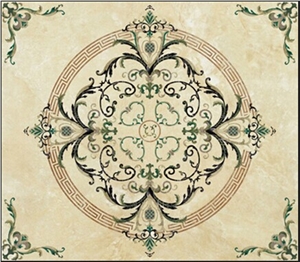 Marble Floor Flower Medallion Marble Floor Flower Medallion