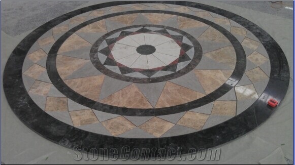 Marble Mosaic Medallion Design, Round Medallion,Floor Medallion