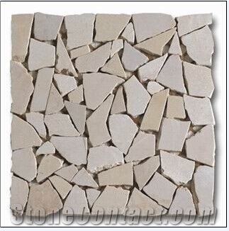 Marble Mosaic, Yellow Chipped Mosaic