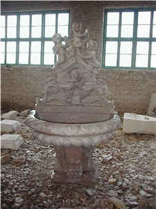 Marble Sculpture Fountain, Hunan White Marble Fountains