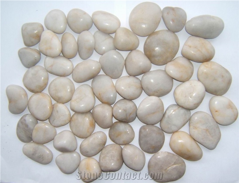 Natural Best Quality White Pebbles, White River Stone