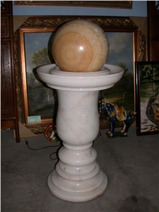 onyx fountains,ball fountains,indoor fountains