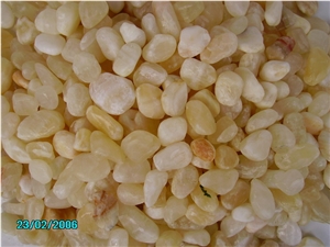Pebble Stone,Natural Polished Pebble,Yellow Pebble