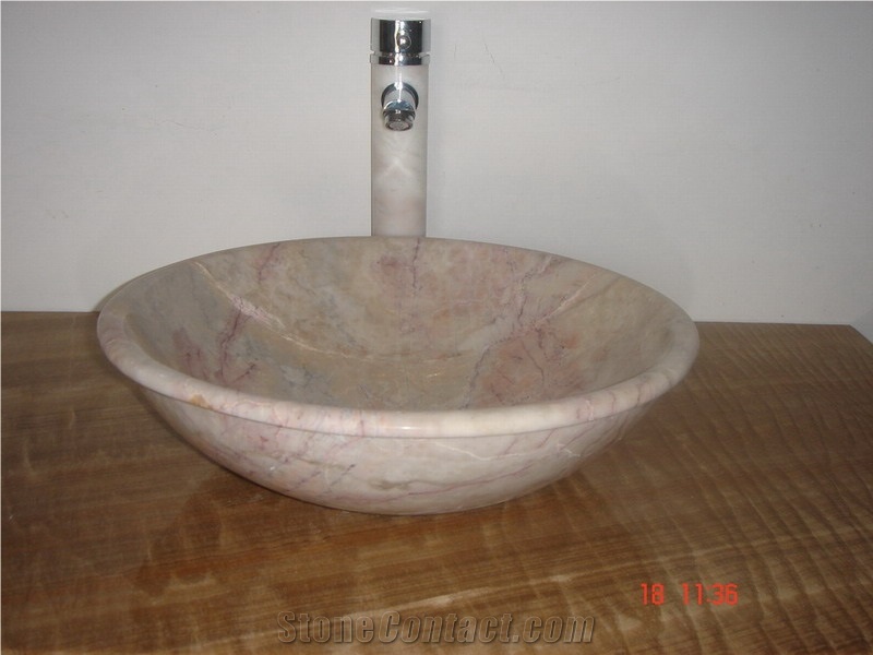 Pink Marble Sinks