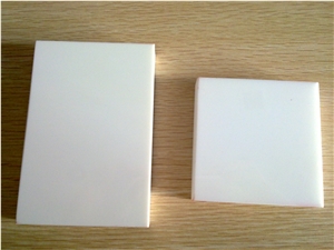 Polished Pure White Nano Microcrystalline Stone Tiles